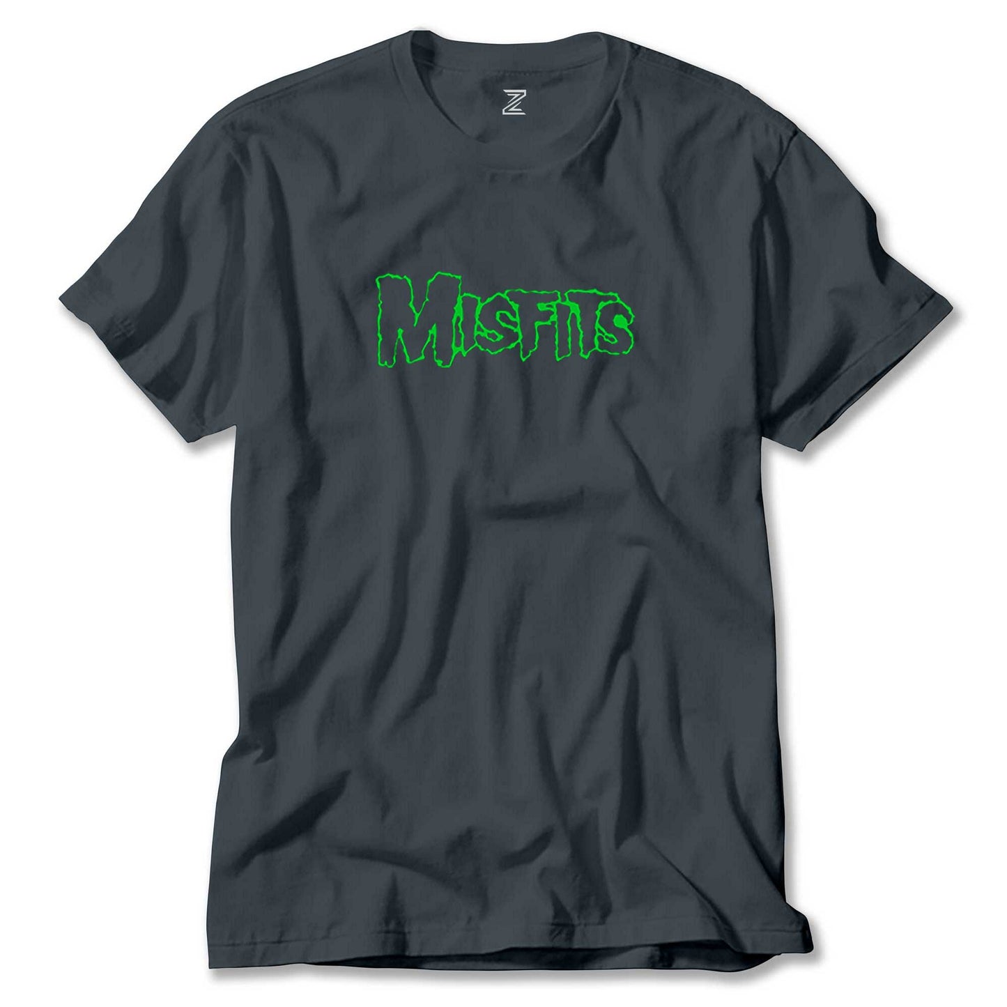 Misfits Logo Green Renkli Tişört