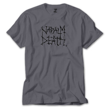 Napalm Death Logo Symboll Renkli Tişört