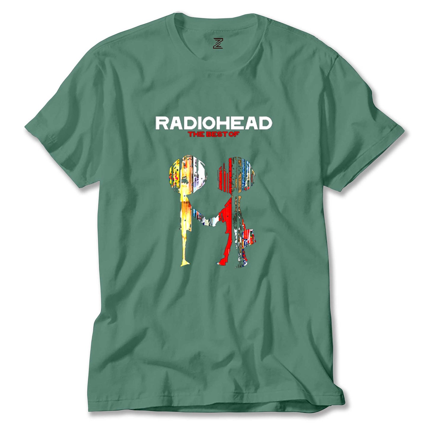 İndirimli Radiohead The Best Of Yeşil Tişört