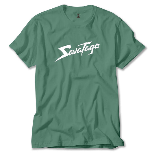 Savatage Logo Yazı Renkli Tişört