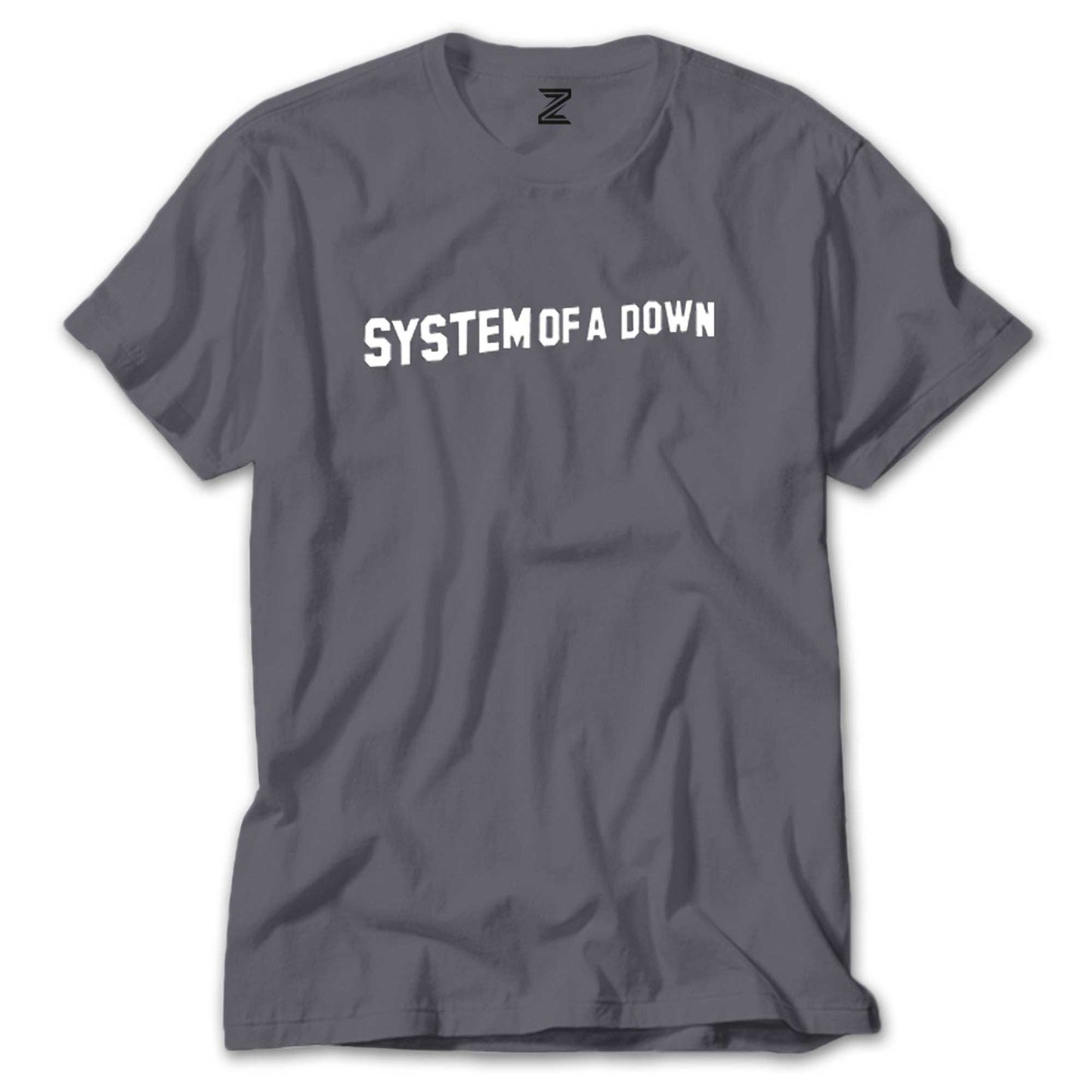 System of a Down Yazı Renkli Tişört