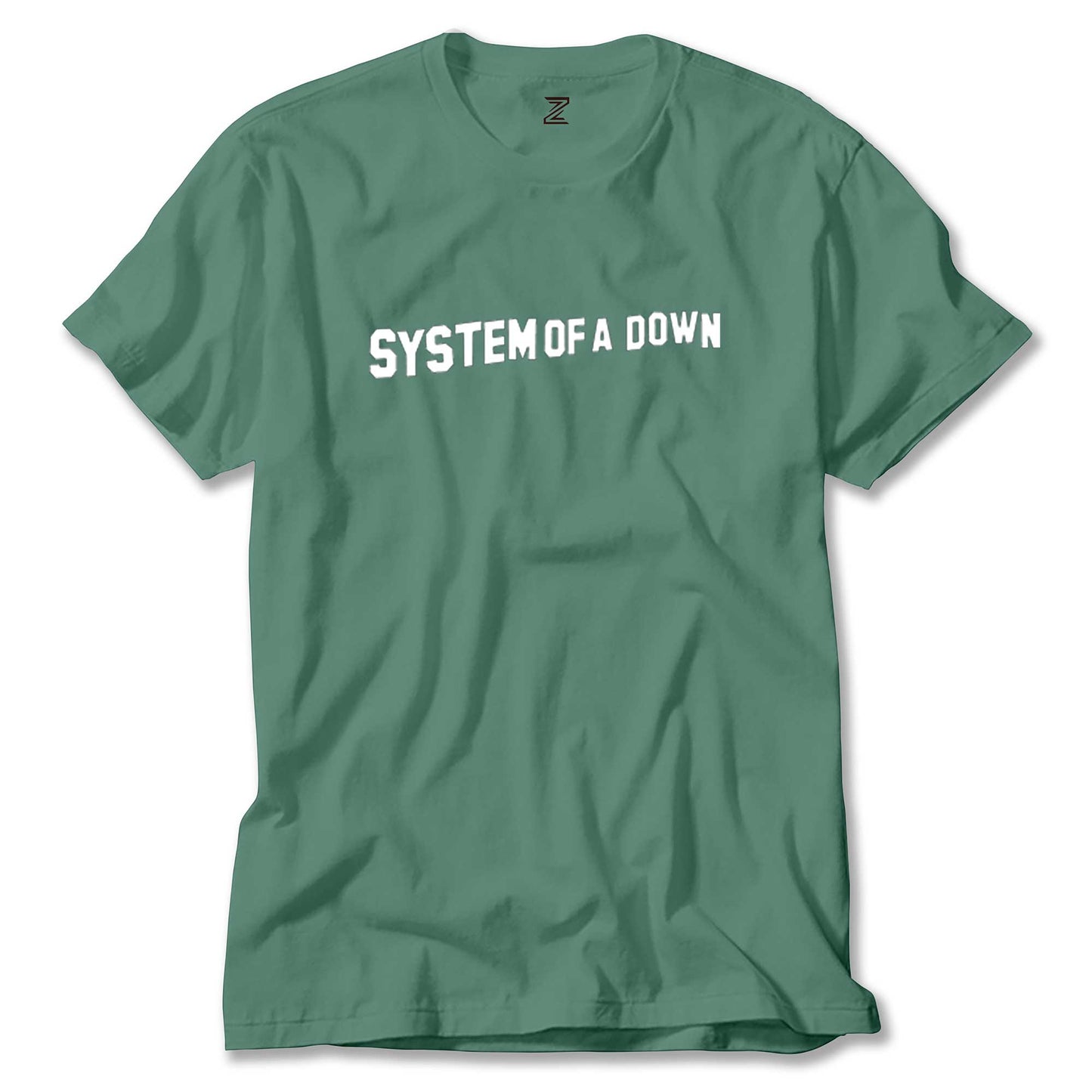 System of a Down Yazı Renkli Tişört