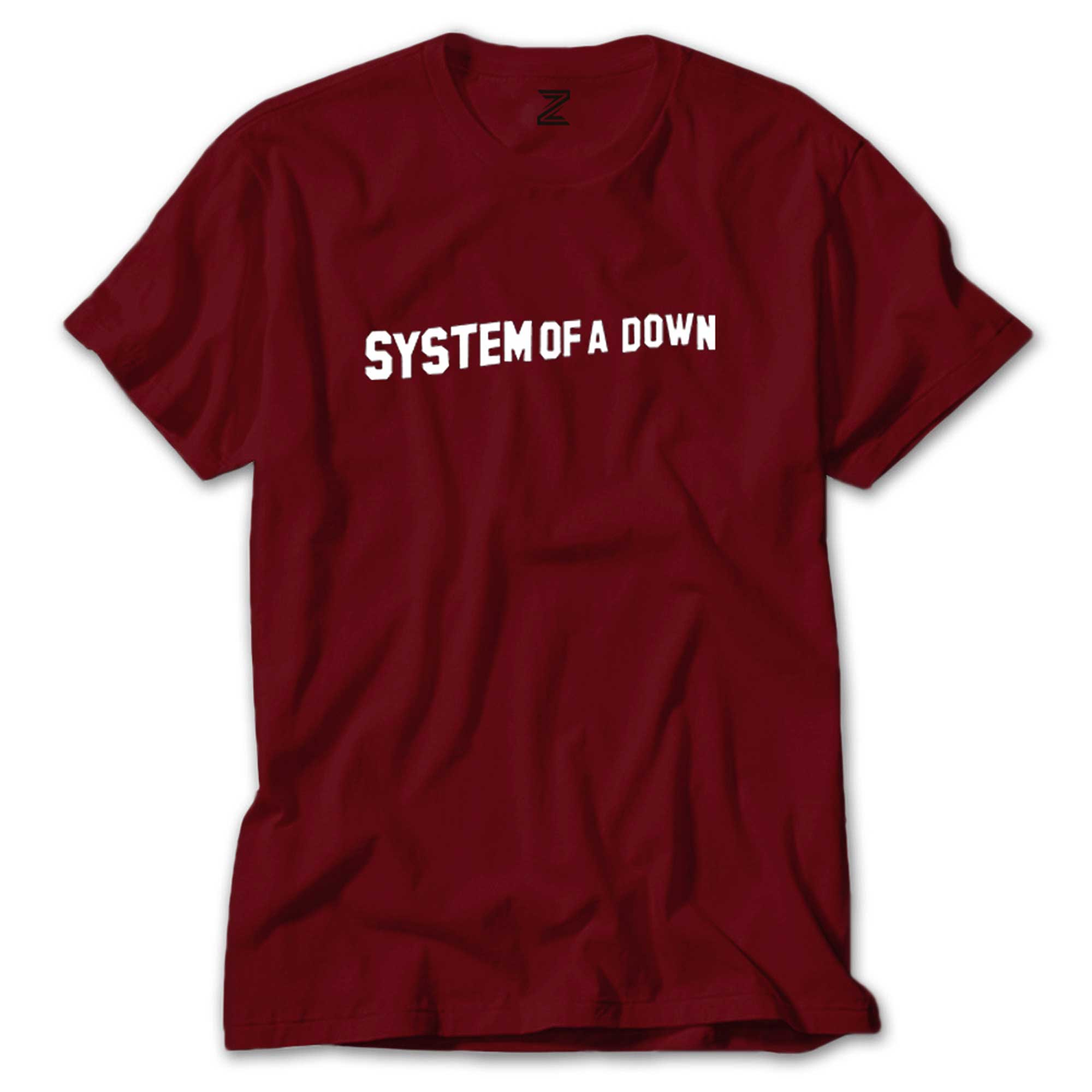 System of a Down Yazı Renkli Tişört