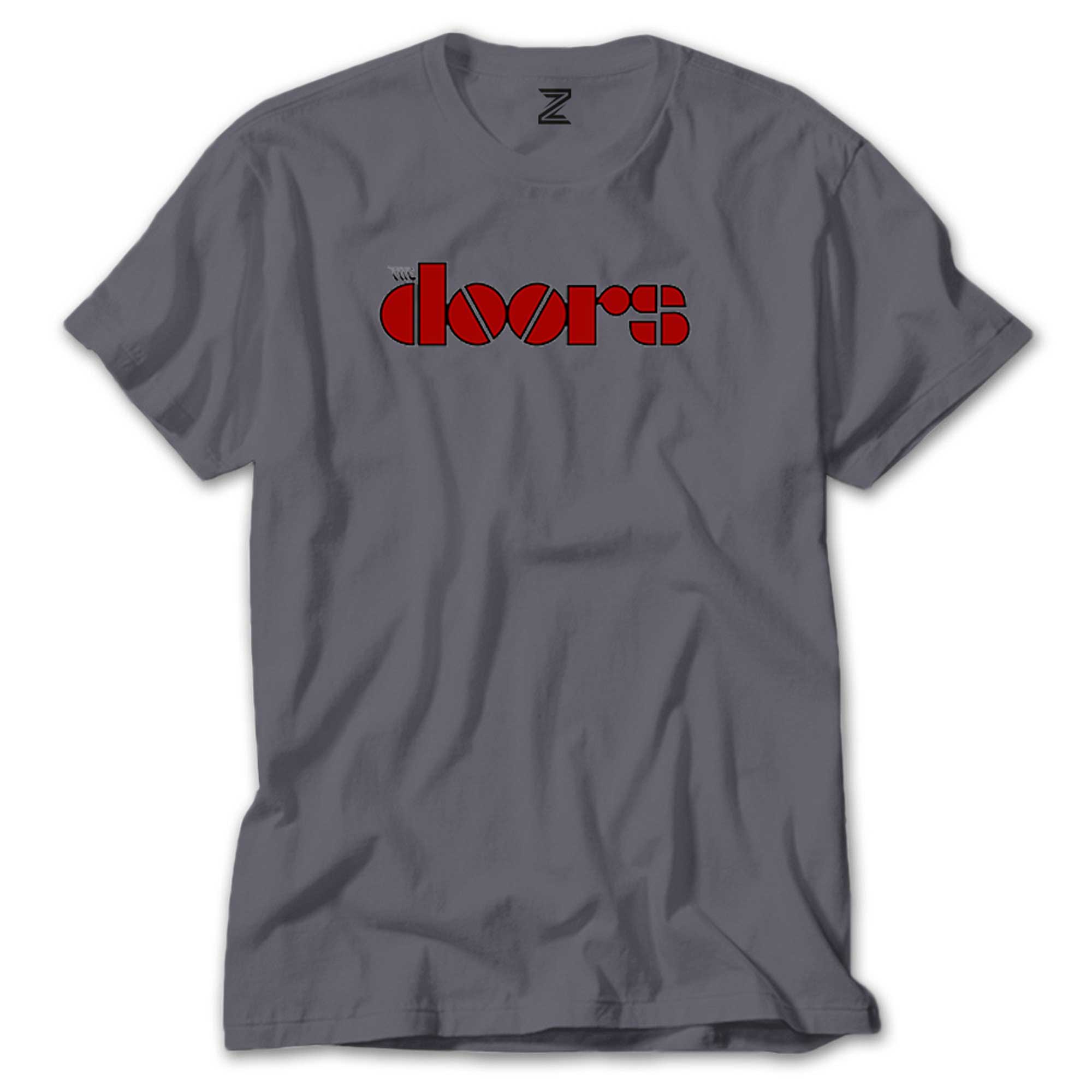 The Doors Logo Red Renkli Tişört