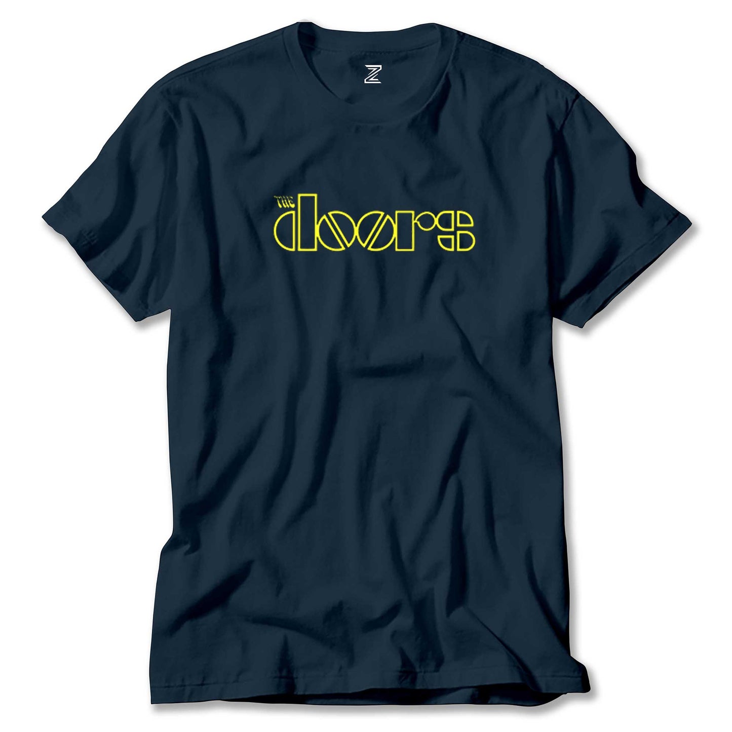 The Doors Logo Yellow Renkli Tişört