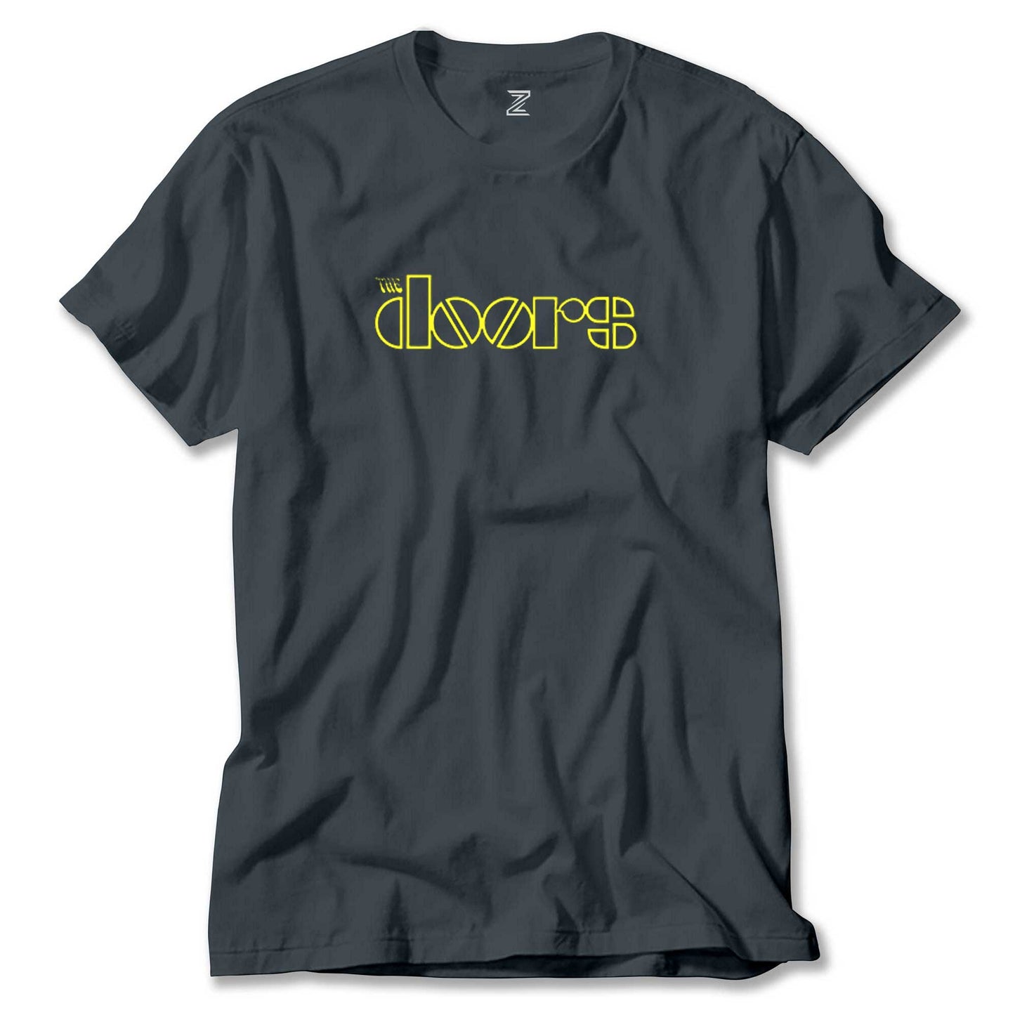 The Doors Logo Yellow Renkli Tişört