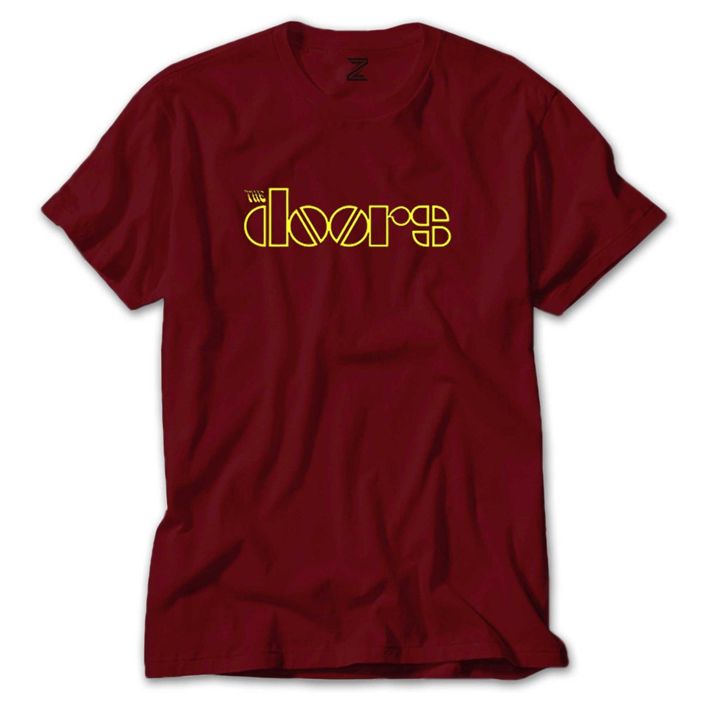 The Doors Logo Yellow Renkli Tişört