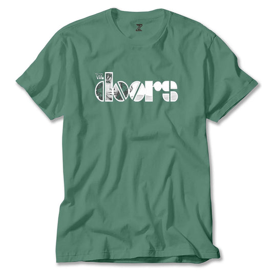 The Doors Logo Renkli Tişört