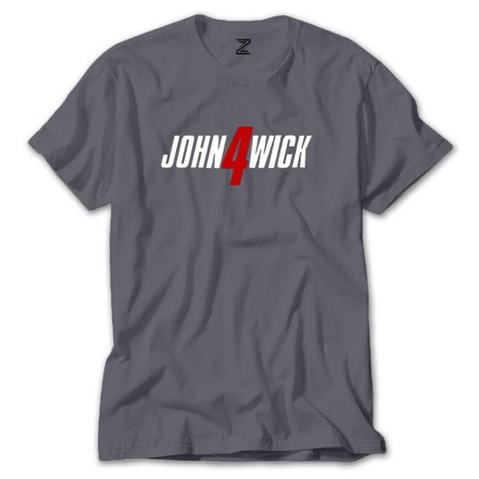 John Wick 4 Logo Renkli Tişört