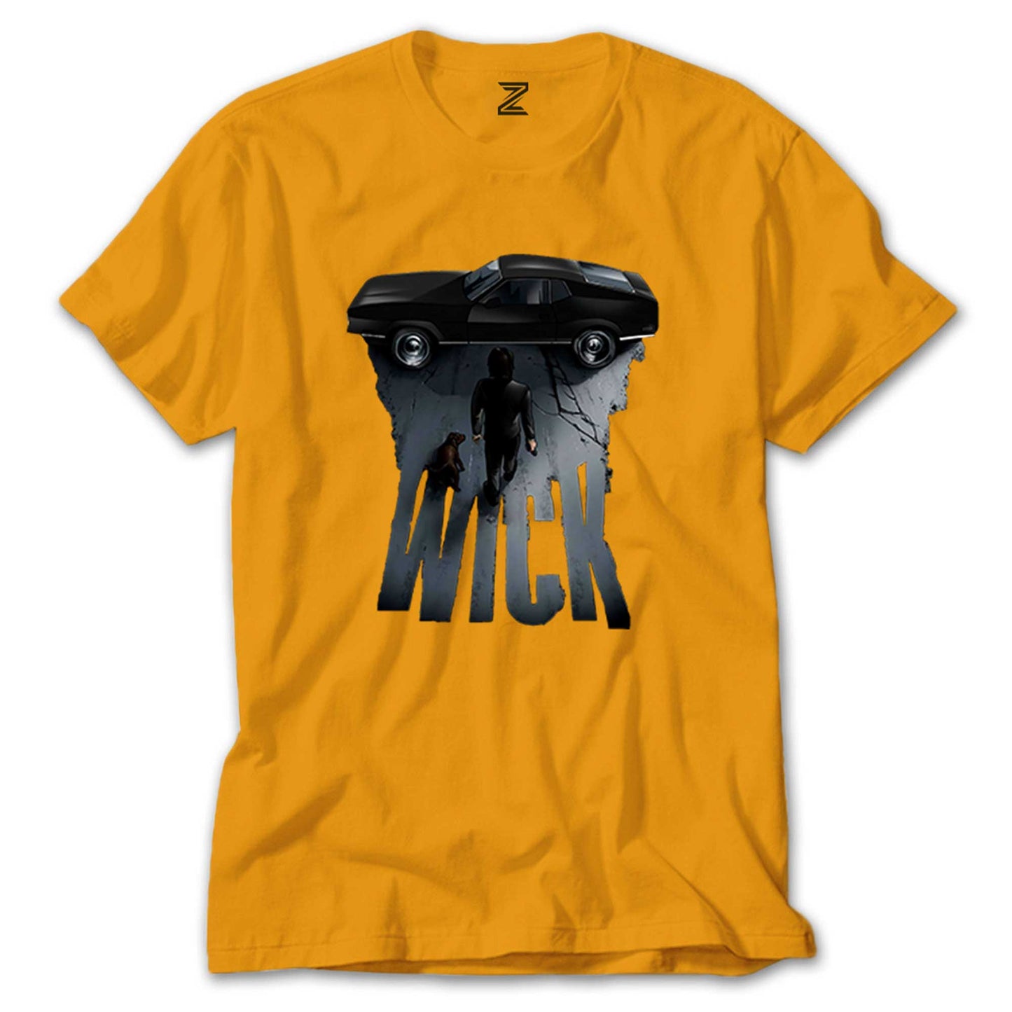 John Wick Car Renkli Tişört