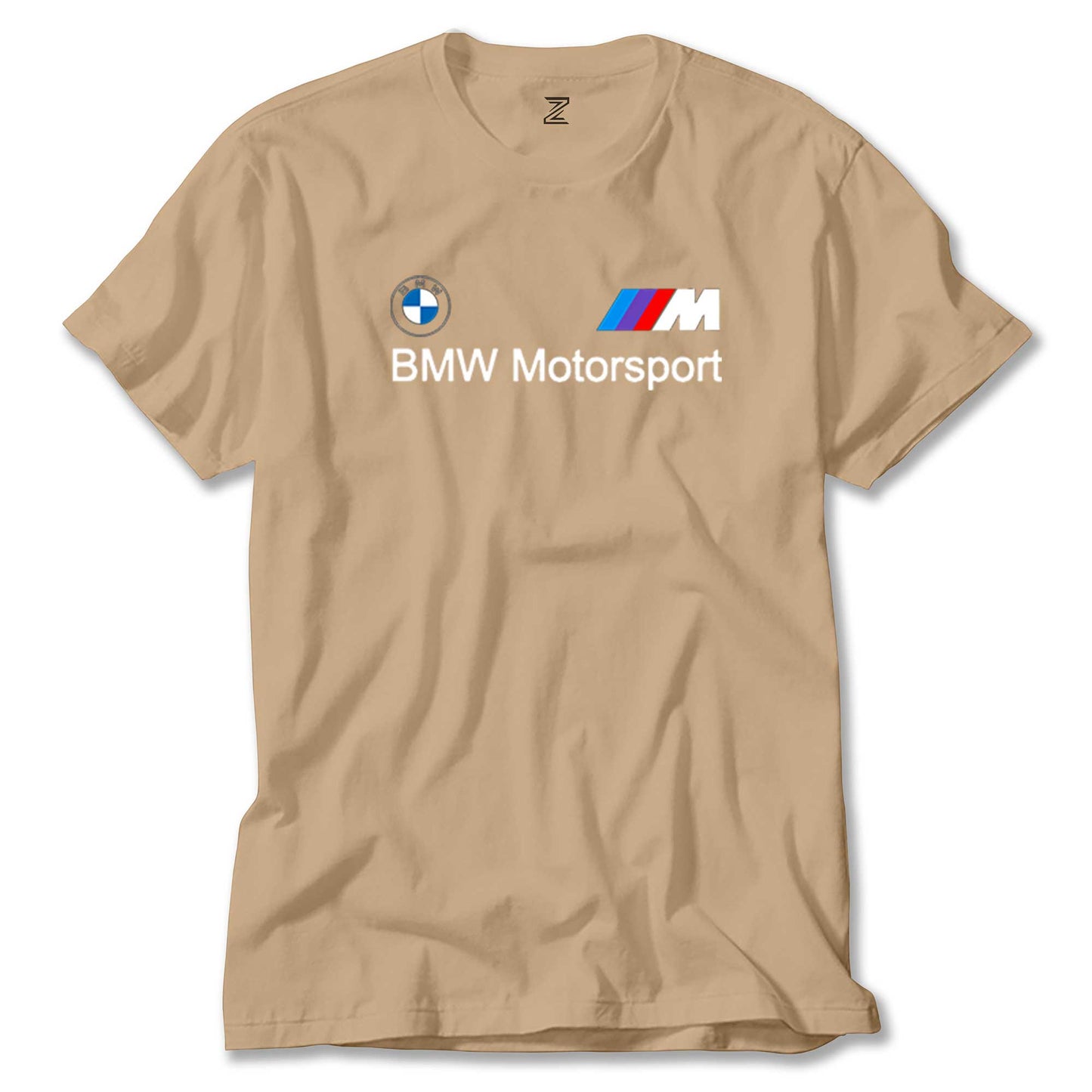 İndirimli BMW Logo M Power Motorsport Krem Tişört