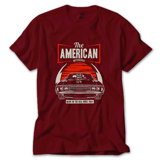 Amerikan Muscle Car Renkli Tişört
