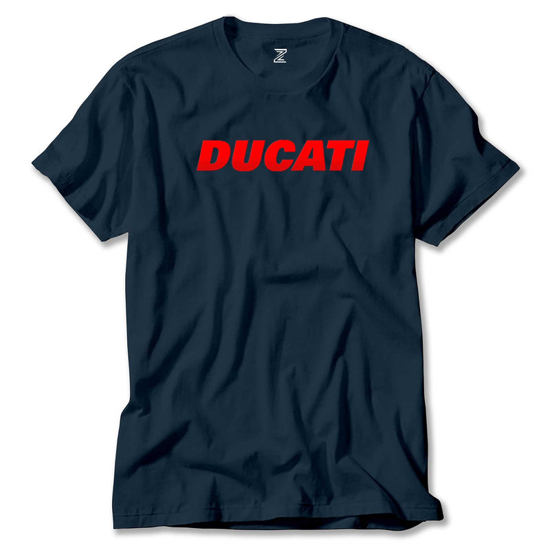 Ducati Red Logo renkli tişört