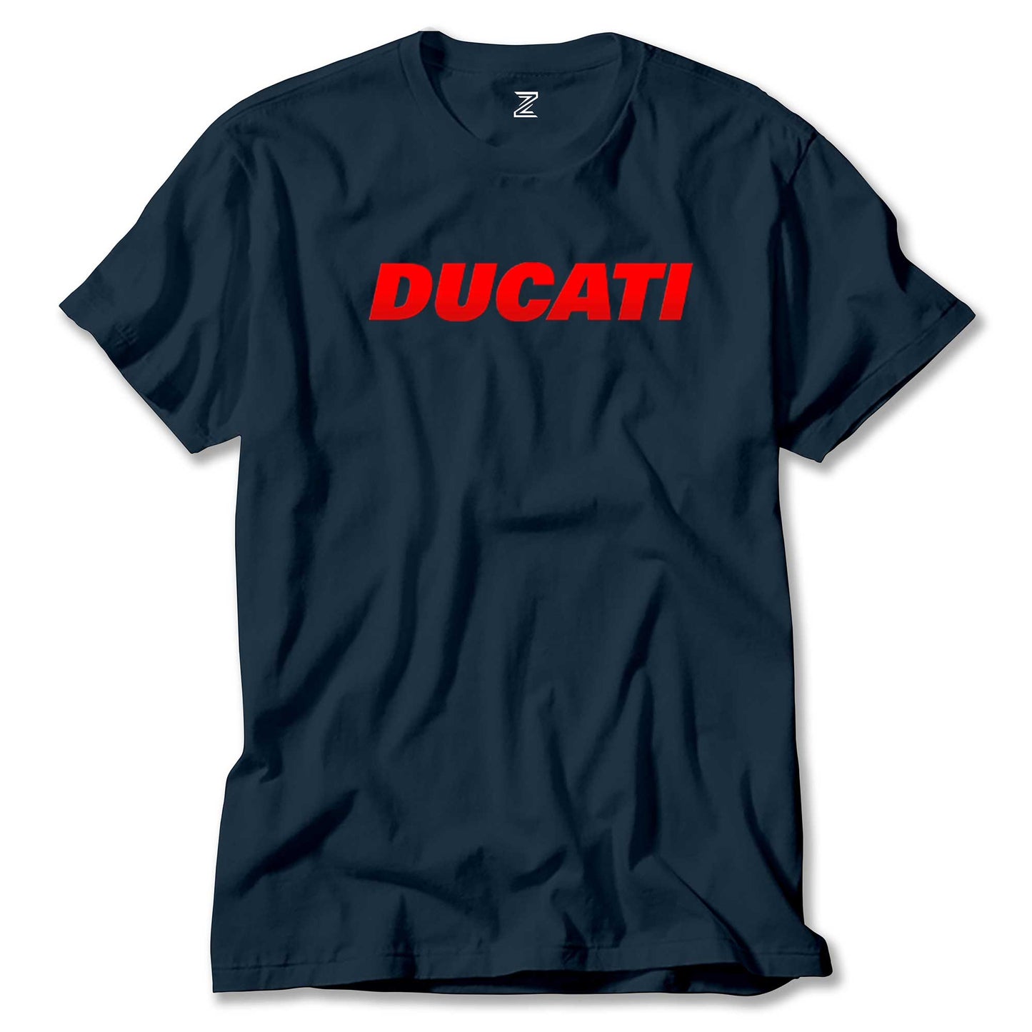 Ducati Red Logo Renkli Tişört