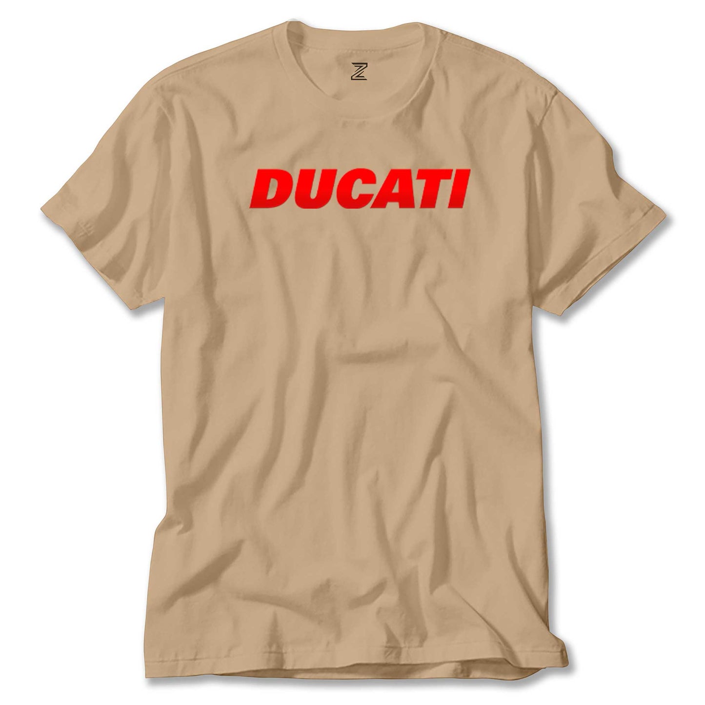 Ducati Red Logo Renkli Tişört