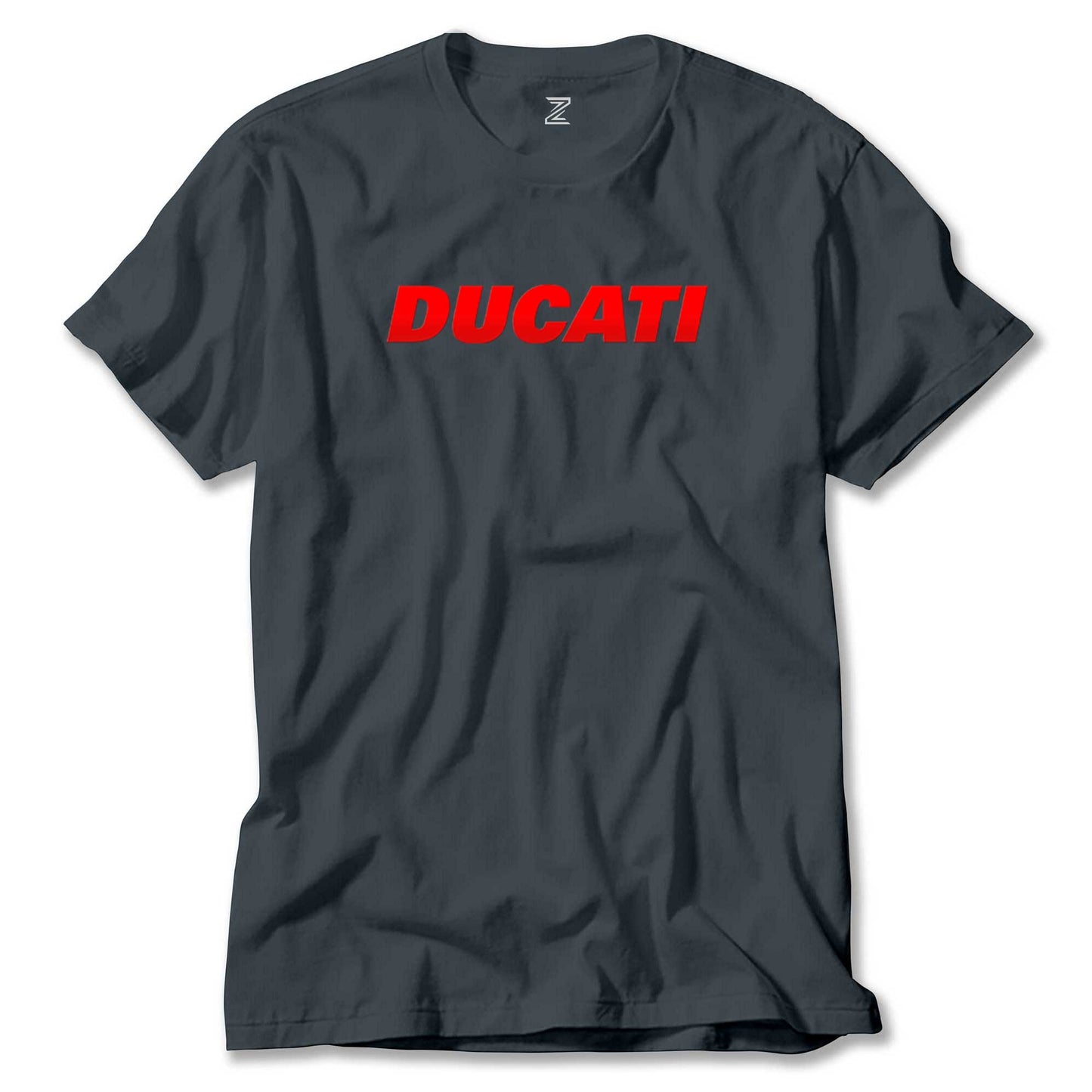 İndirimli Ducati Red Logo Füme Tişört