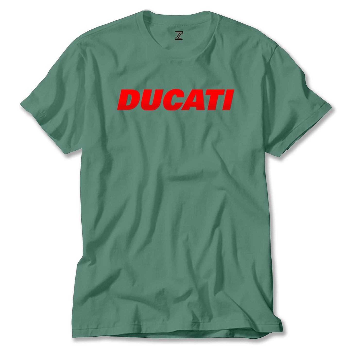 Ducati Red Logo Renkli Tişört