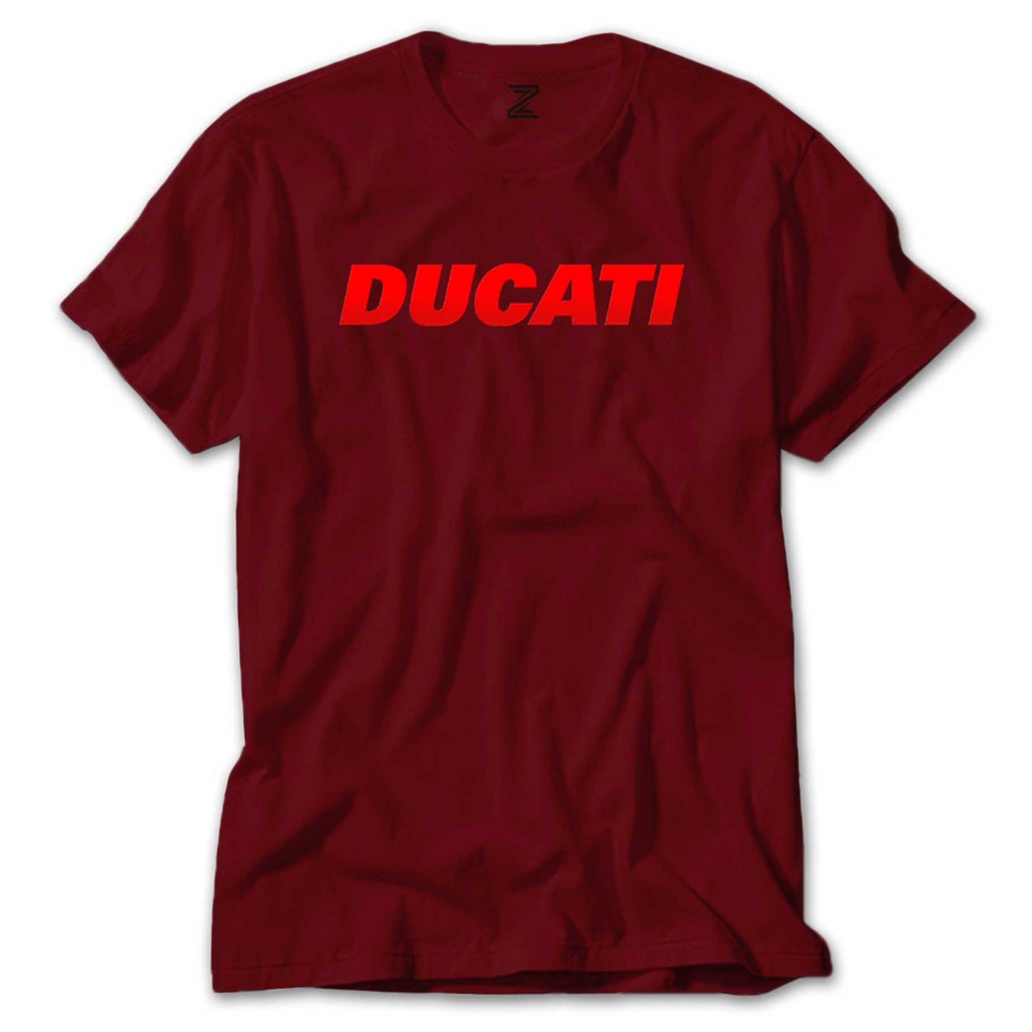 Ducati Red Logo Renkli Tişört