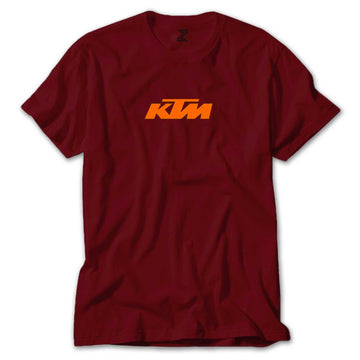 KTM Motorcycle Orange logo Renkli Tişört