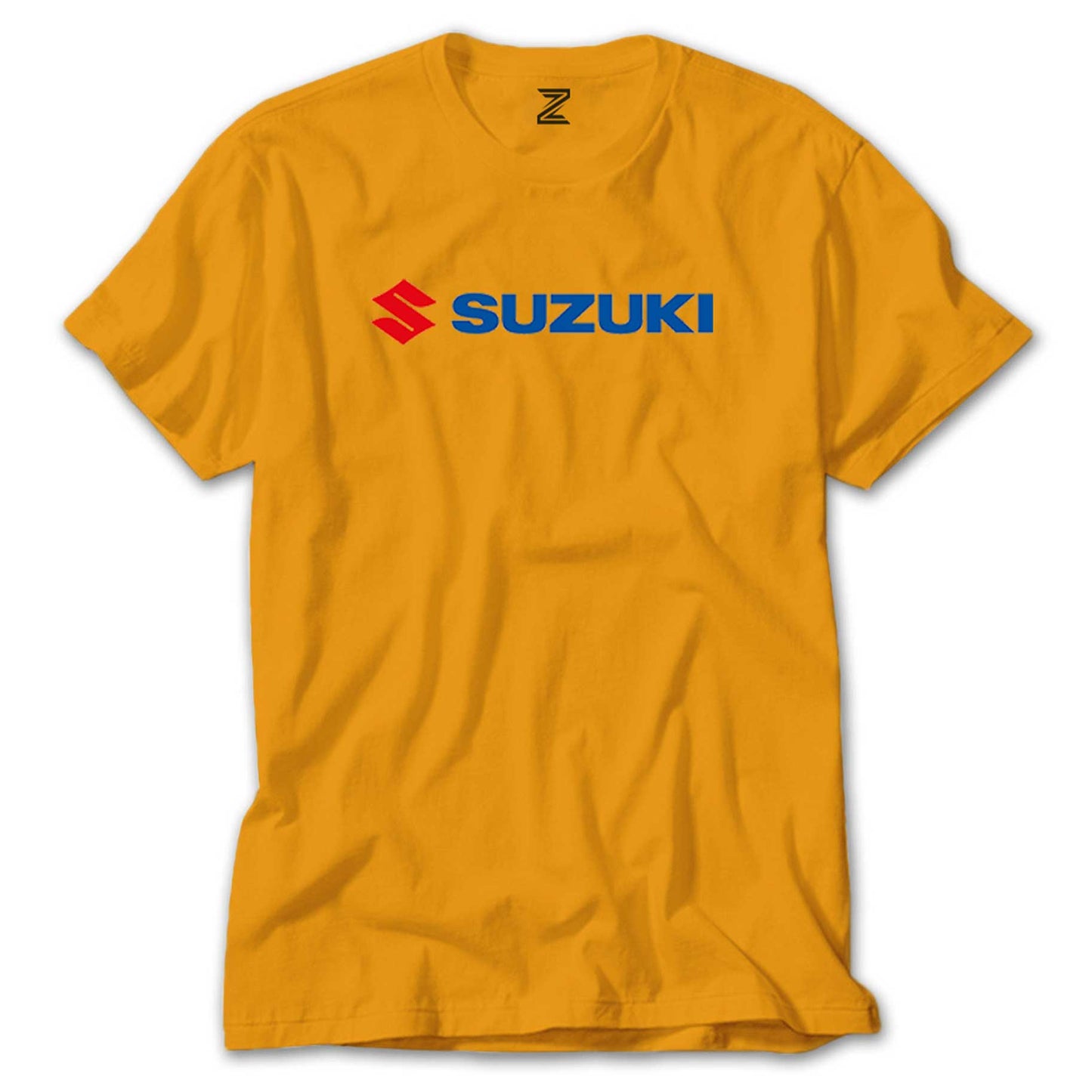 İndirimli Suzuki Motorcycle Logo Sarı Tişört