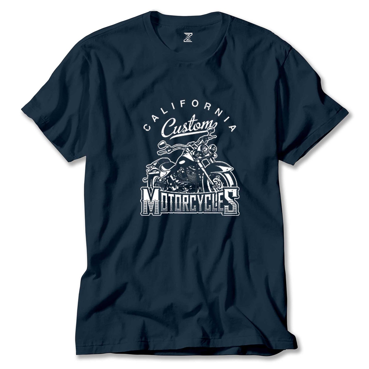 California Custom Motorcycles Renkli Tişört