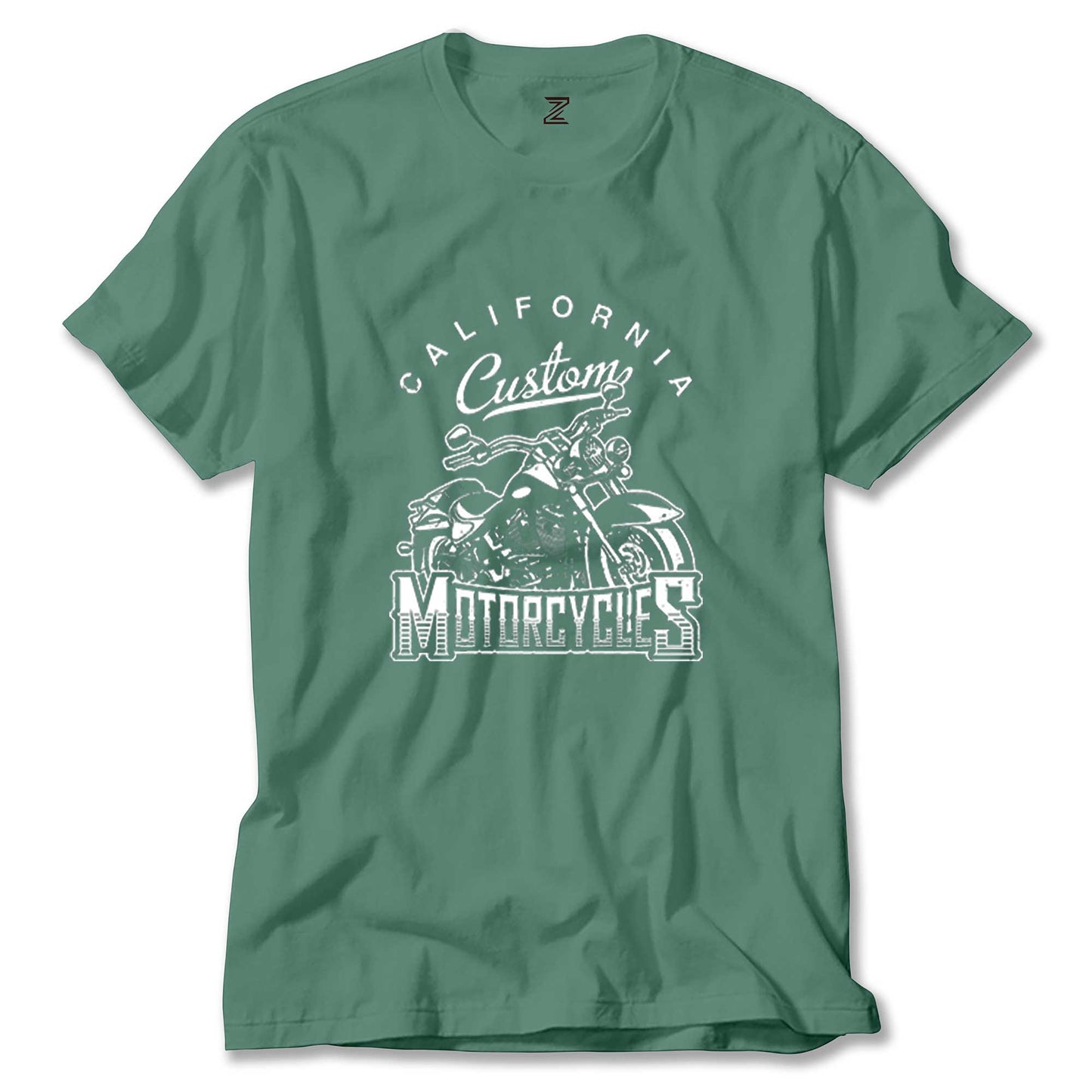 California Custom Motorcycles Renkli Tişört