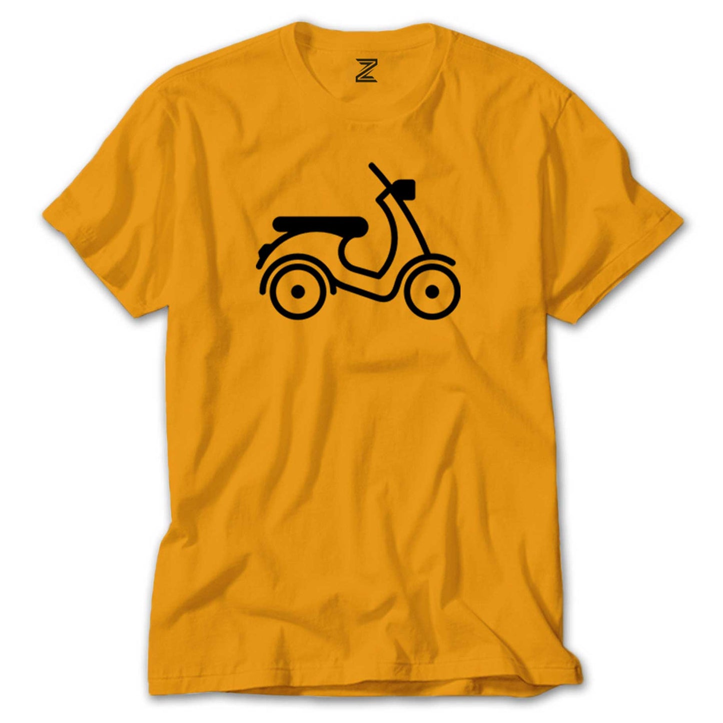 Vespa Scotter Siluet Renkli Tişört