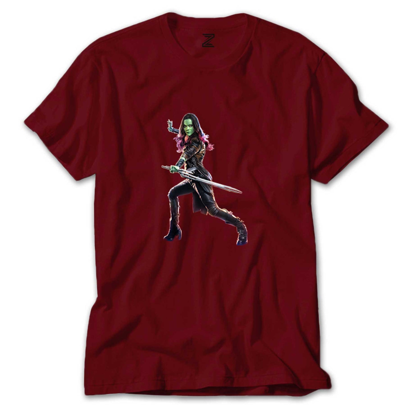 Galaksinin Koruyucuları Gamora Renkli Tişört