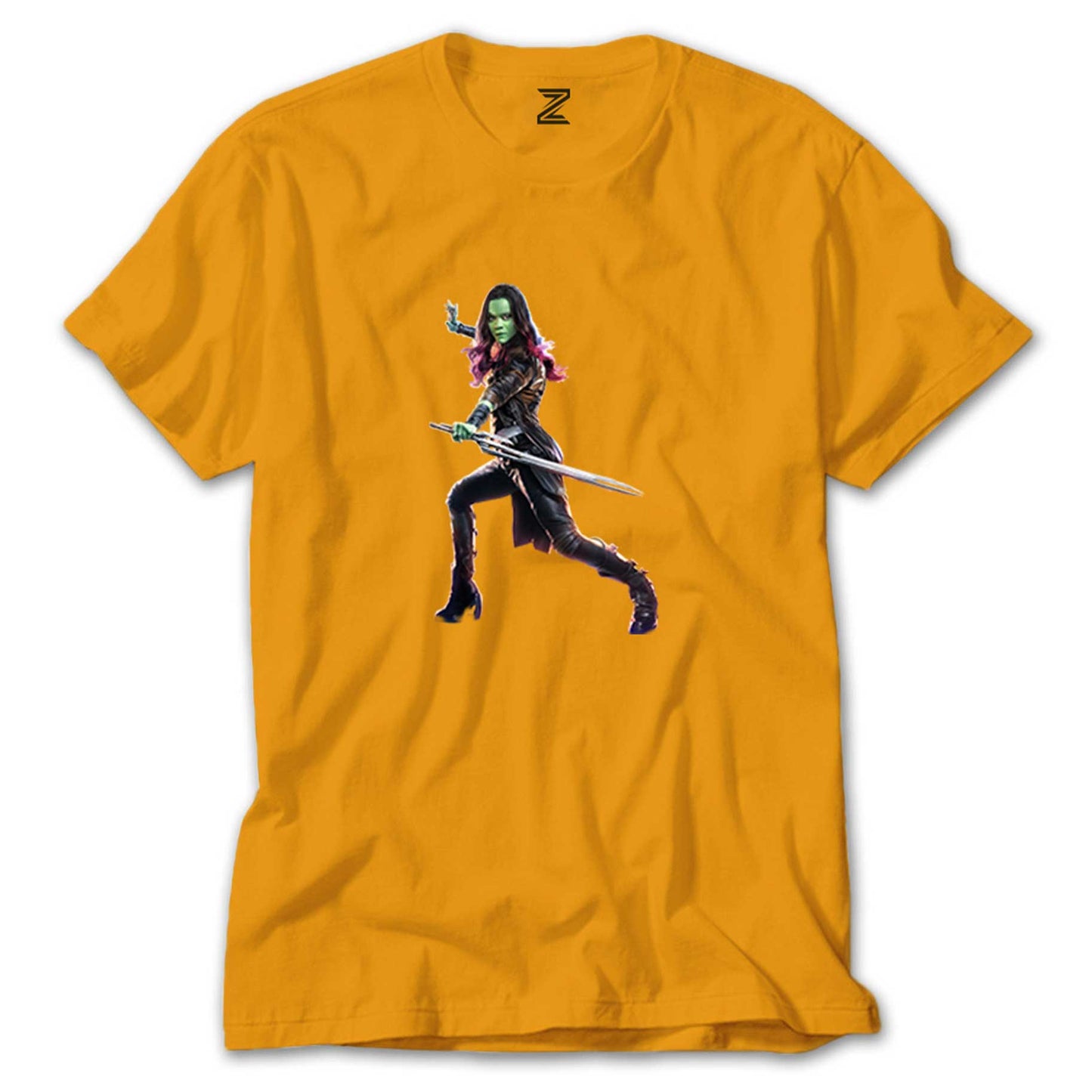 Galaksinin Koruyucuları Gamora Renkli Tişört