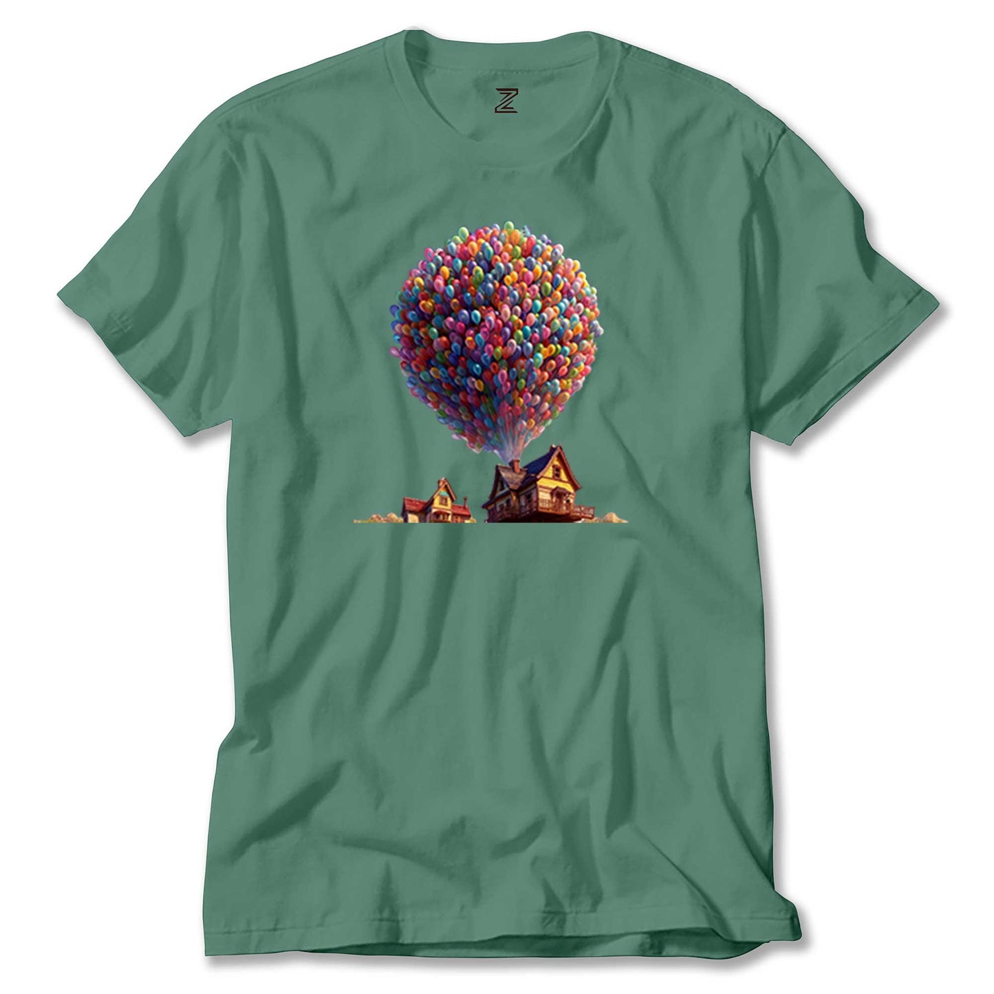 Balloon House Renkli Tişört