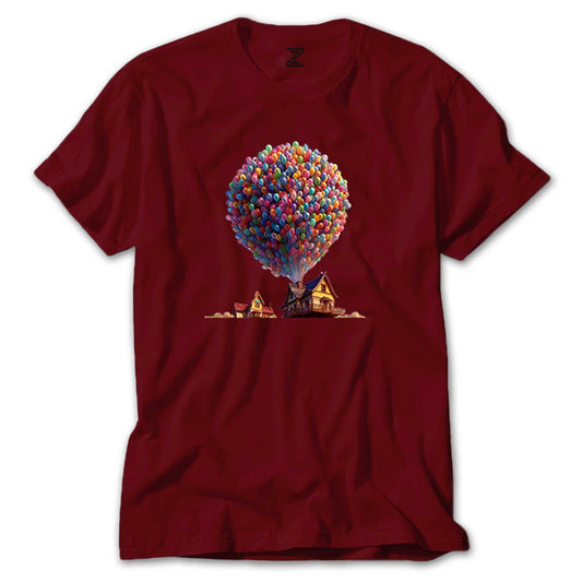 Balloon House Renkli Tişört