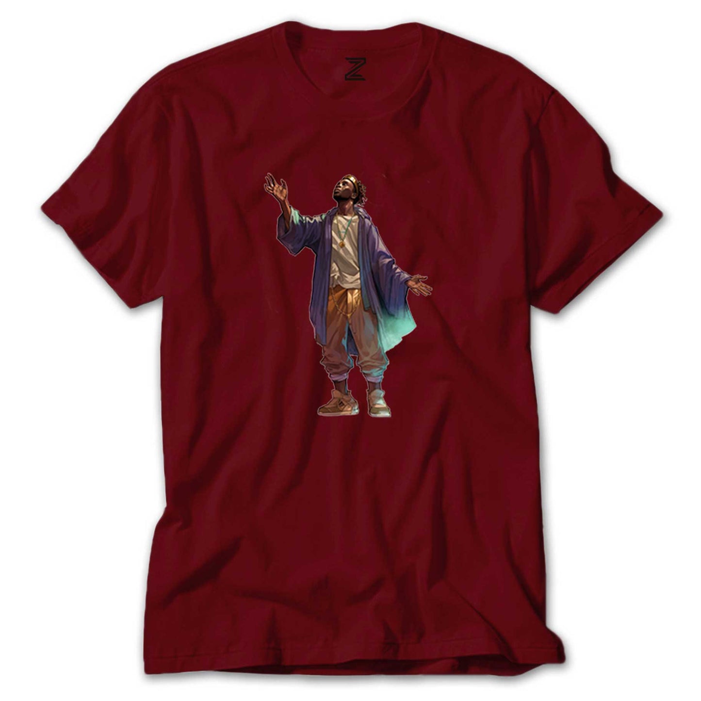 Black Hip Hop Artist Renkli Tişört