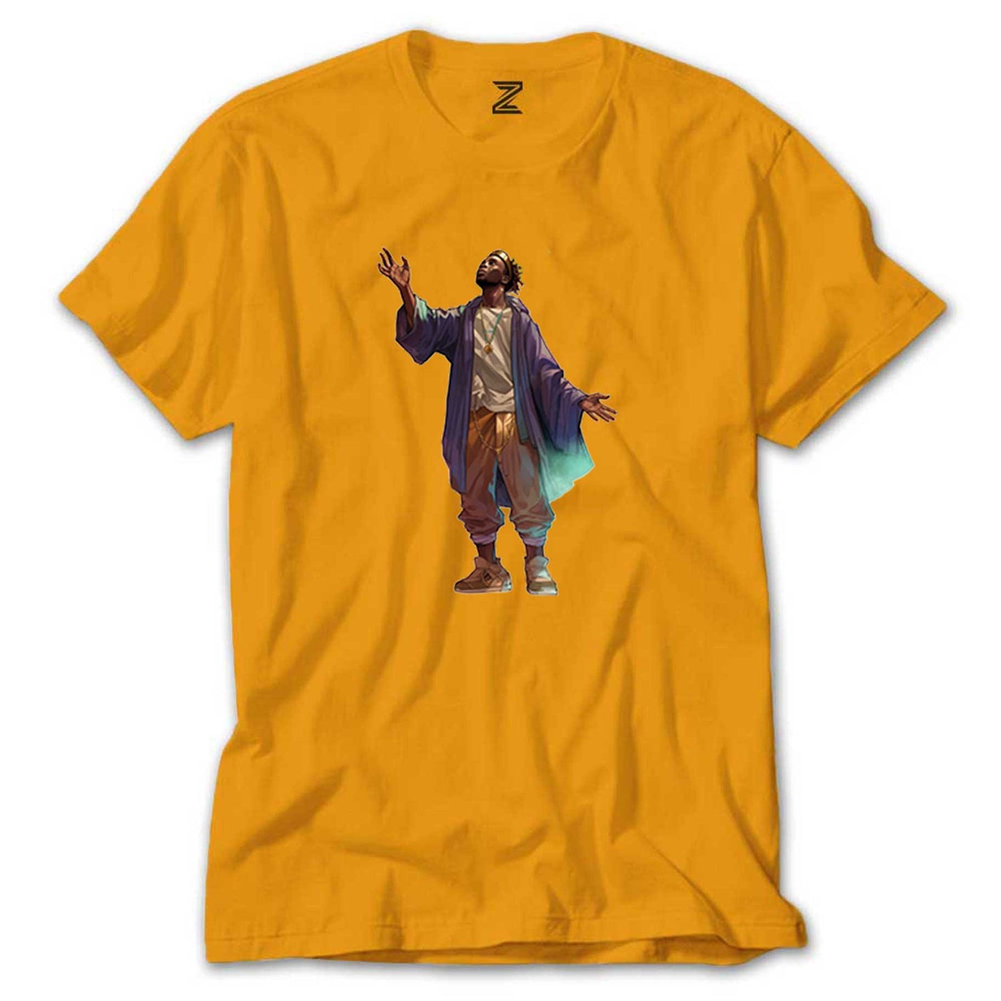 Black Hip Hop Artist Renkli Tişört