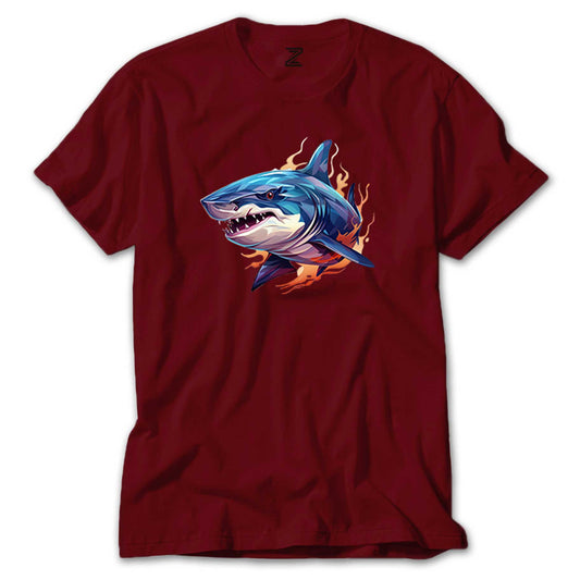 Color Shark Renkli Tişört