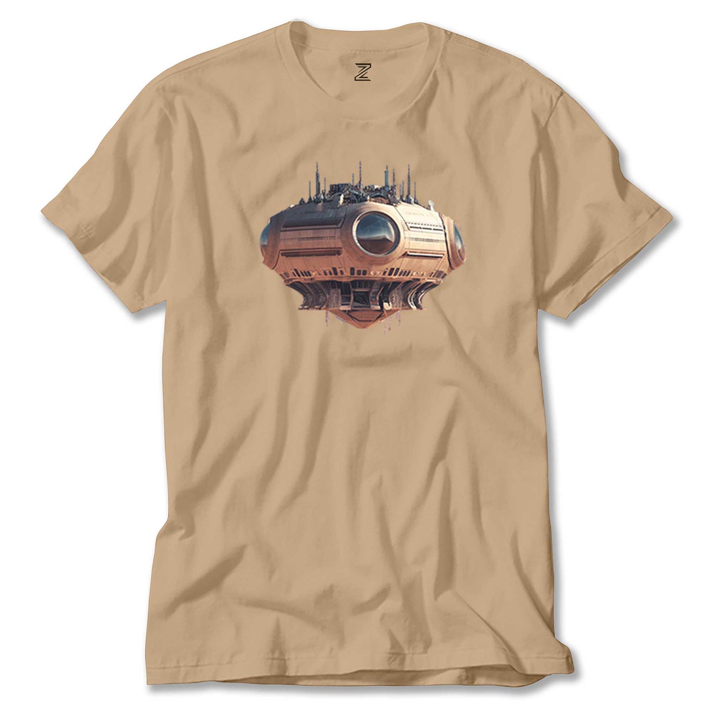 Massive Speaker Spaceship Renkli Tişört