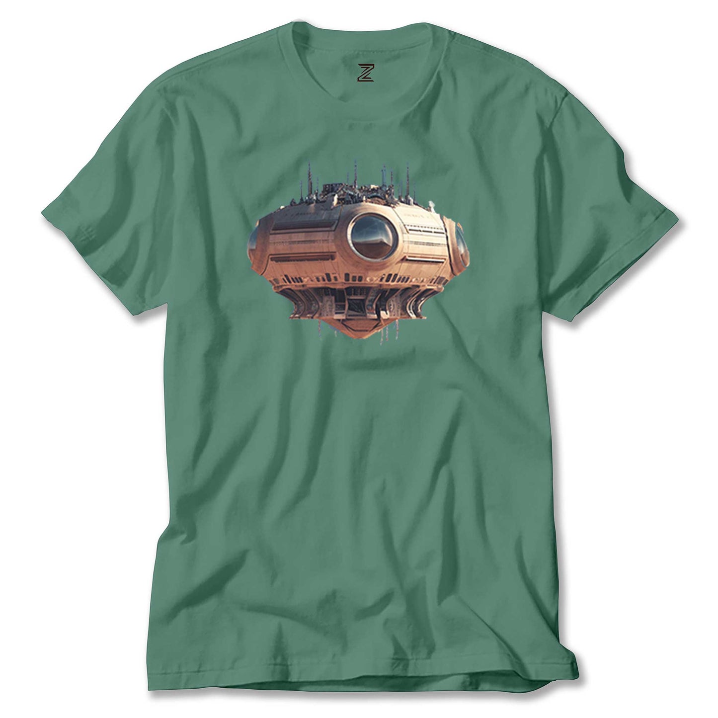 Massive Speaker Spaceship Renkli Tişört