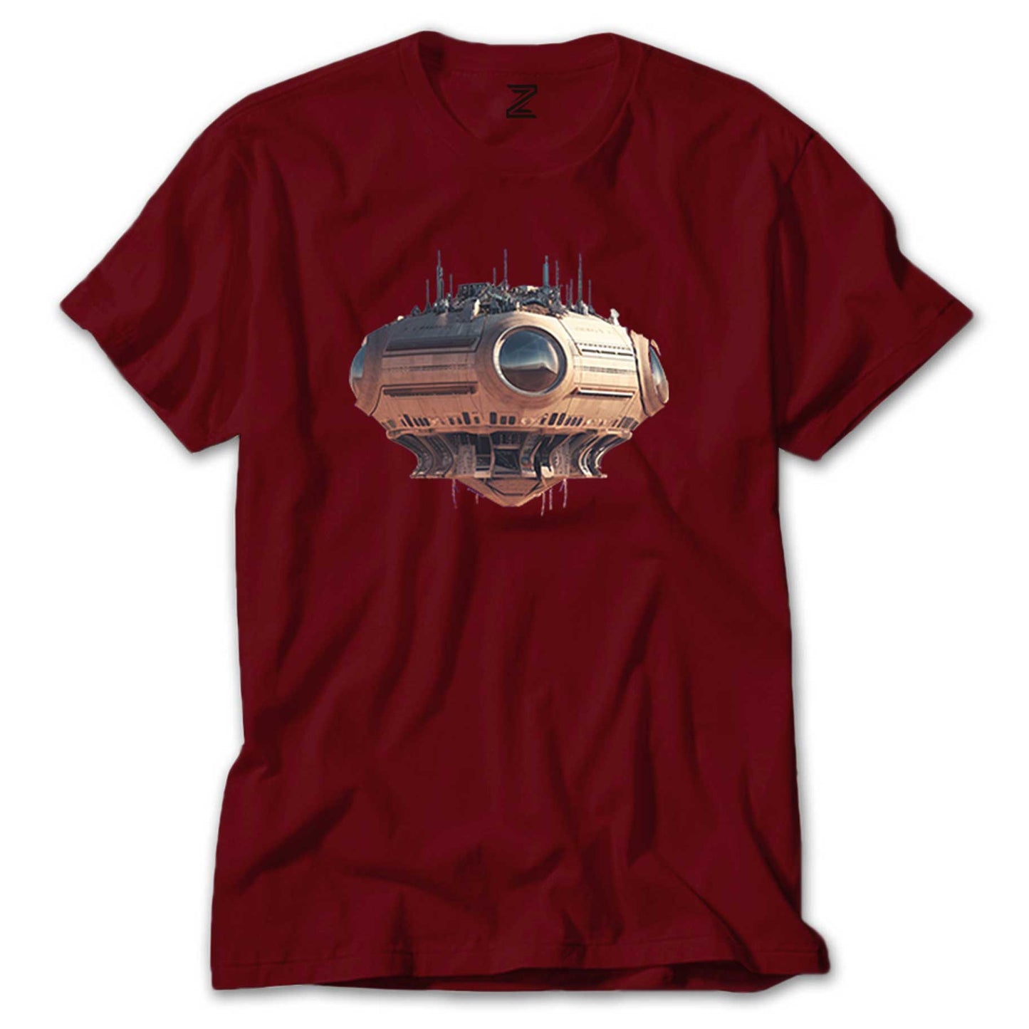 Massive Speaker Spaceship Renkli Tişört