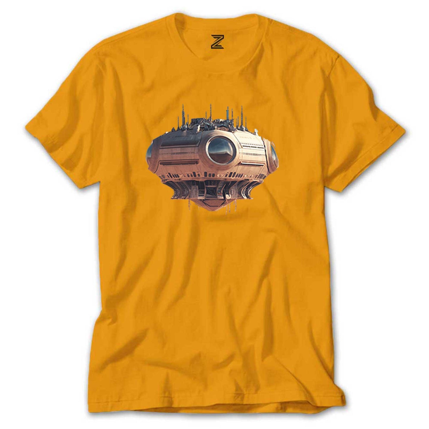 Massive Speaker Spaceship Renkli Tişört