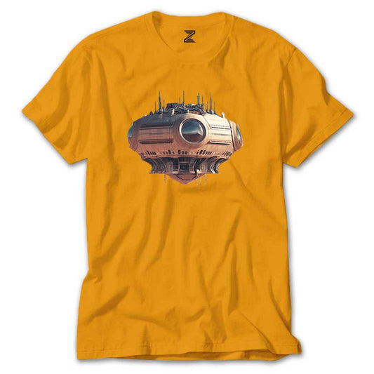 Massive Speaker Spaceship Renkli Tişört