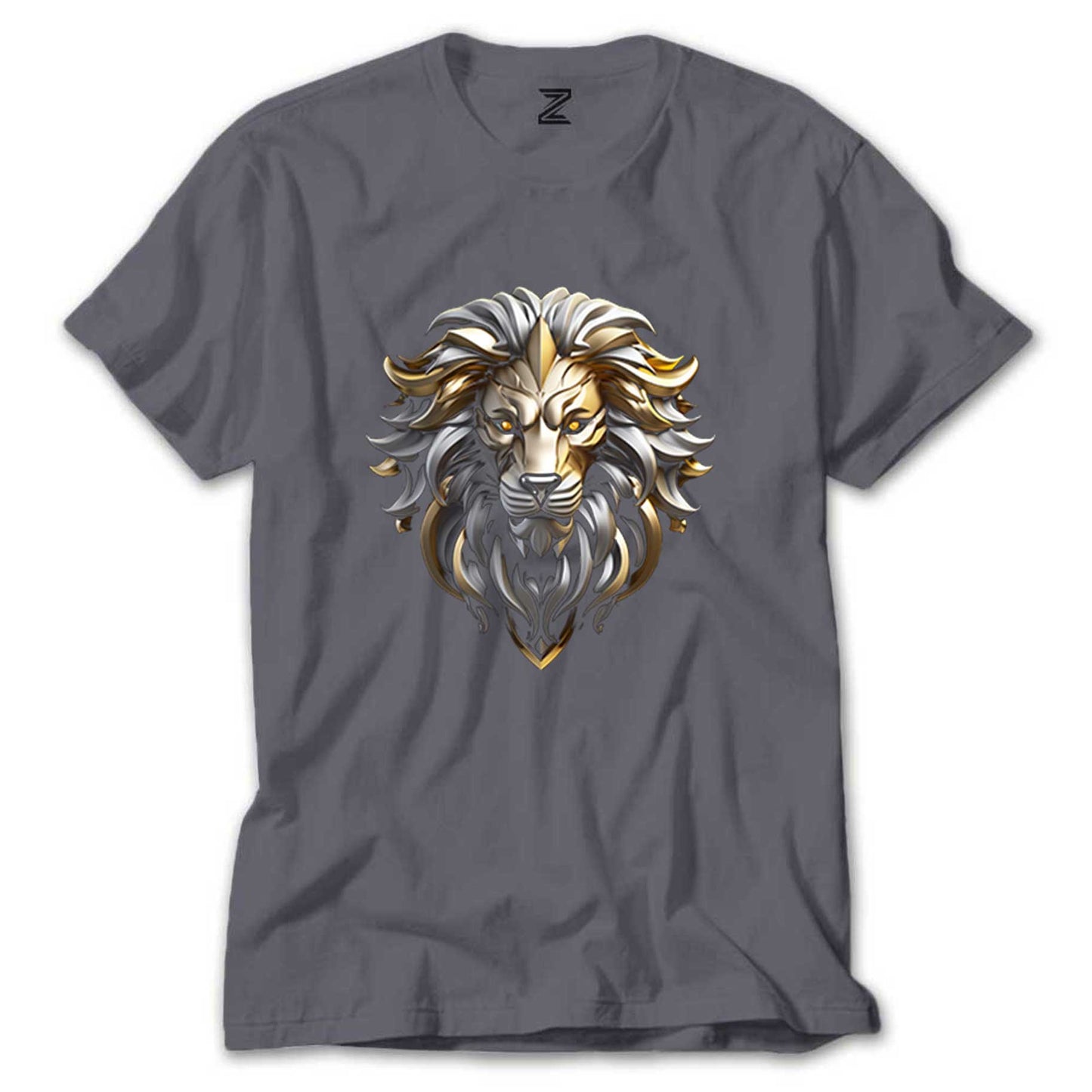 Silver and Gold Lion Renkli Tişört