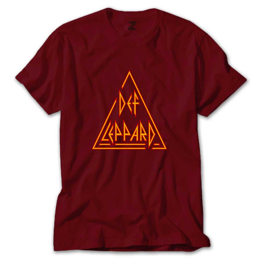 Def Leppard Logo 2 Renkli Tişört