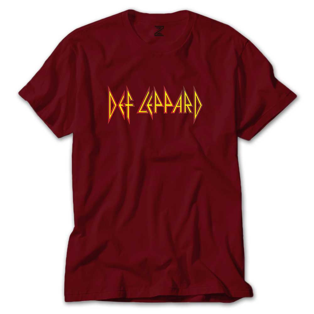 Def Leppard Logo Renkli Tişört