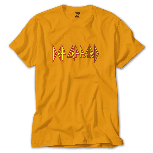 Def Leppard Logo Renkli Tişört