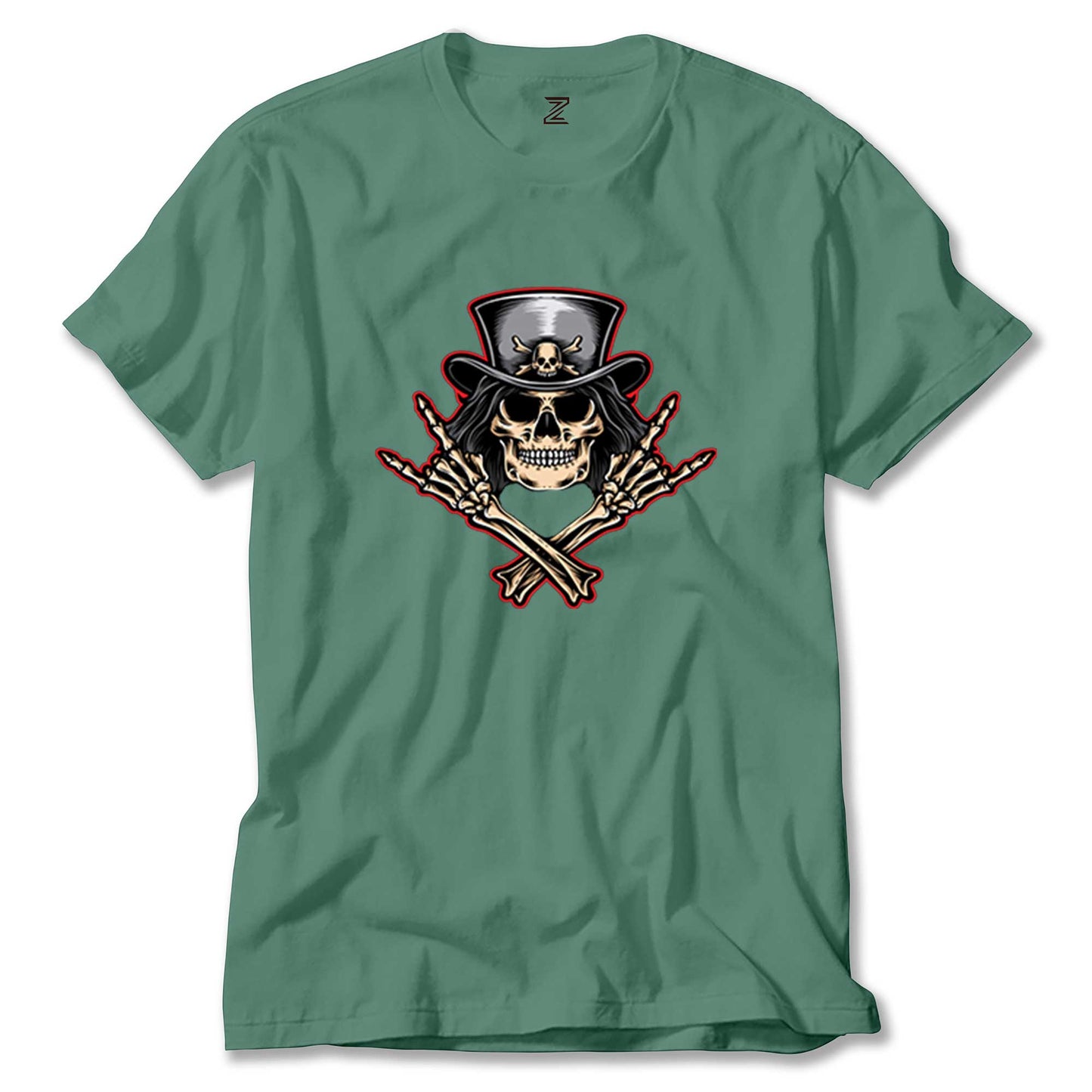 Slash Skull Renkli Tişört