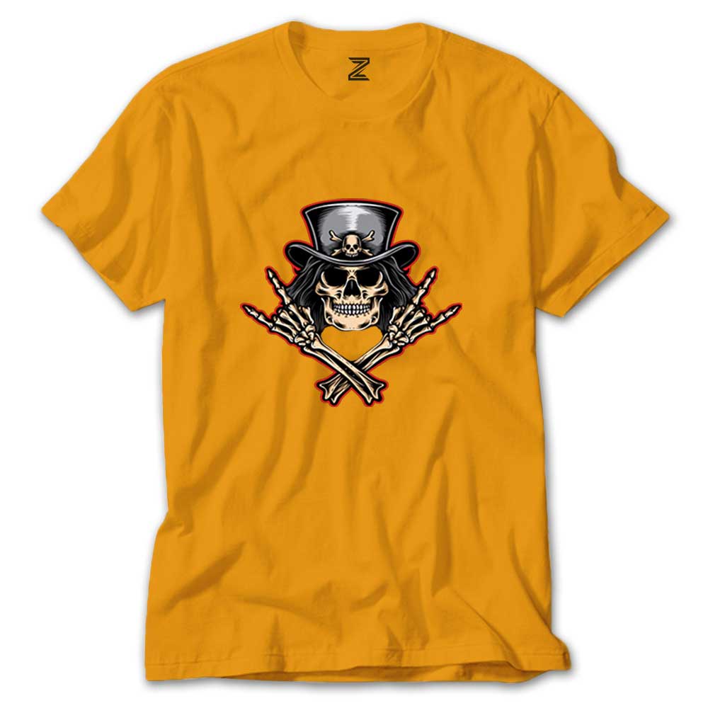 Slash Skull Renkli Tişört