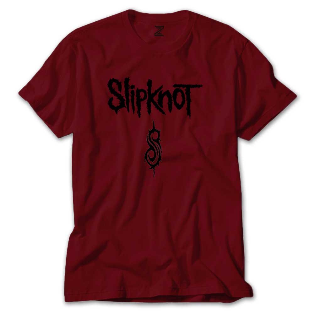Slipknot Logo Text Renkli Tişört
