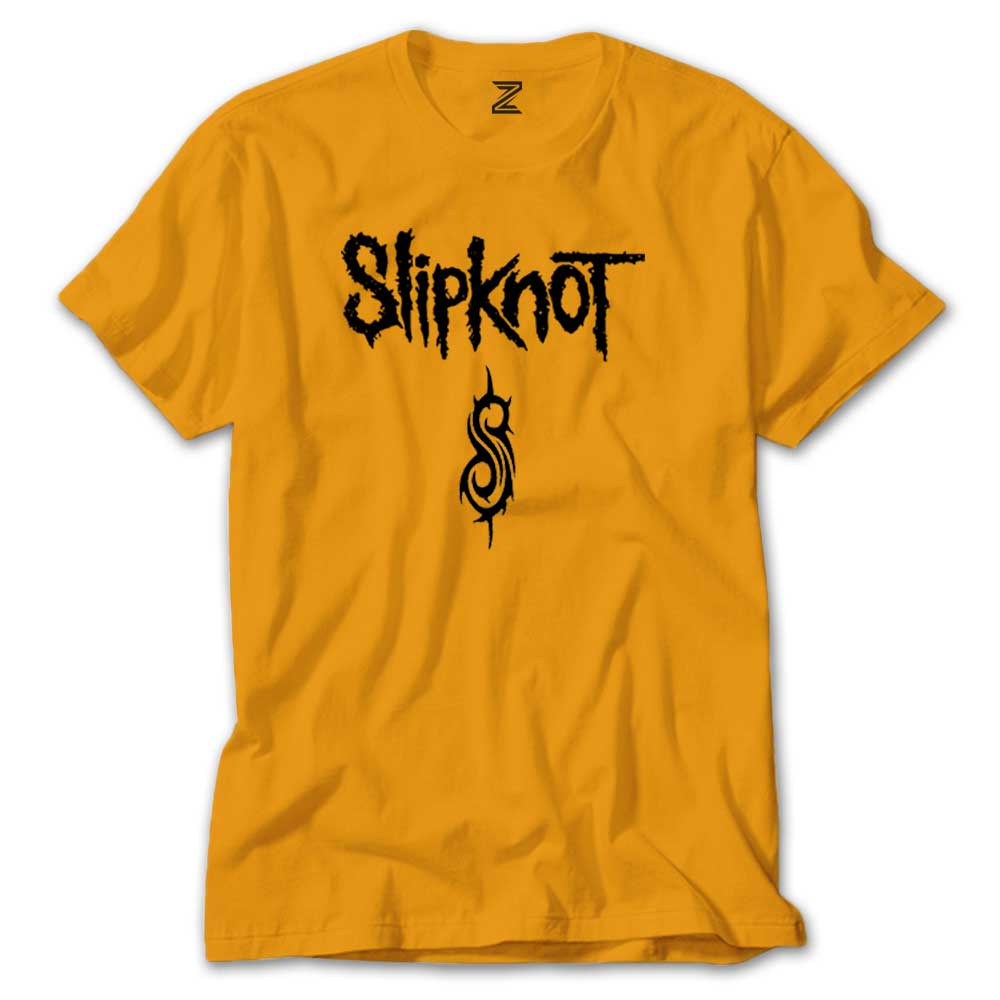 Slipknot Logo Text Renkli Tişört