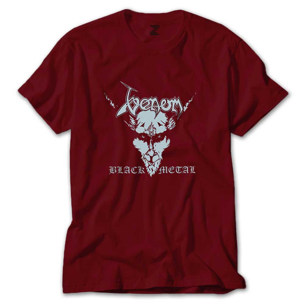 Venom Black Metal Silver Renkli Tişört