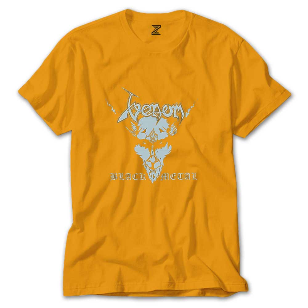 Venom Black Metal Silver Renkli Tişört