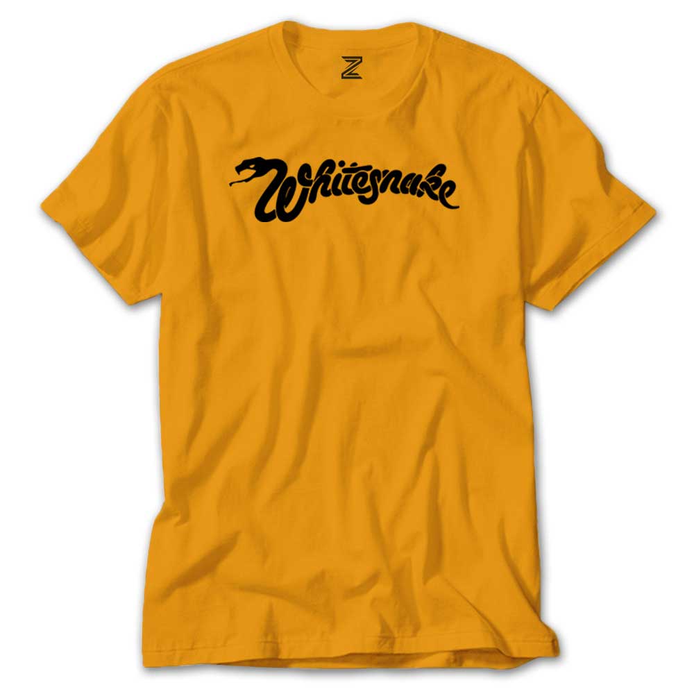 Whitesnake Logo Text Renkli Tişört